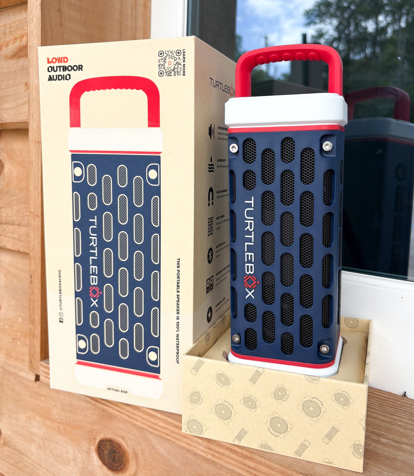 Turtle Box Ranger Speaker - Americana Blue
