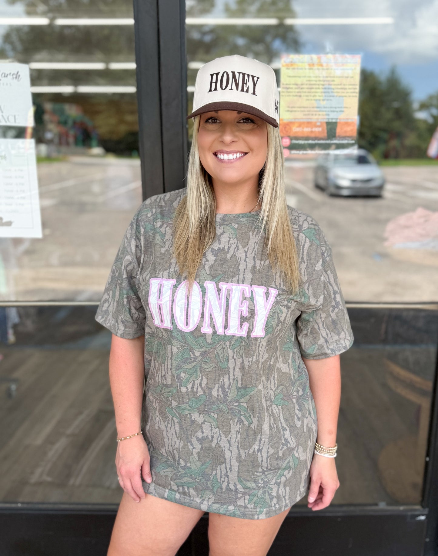 MHC Honey Tee: Mossy Oak Greenleaf