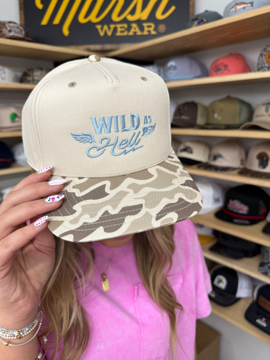 Wild As Hell: Retro Field Camo/ Natural