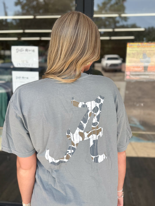 AL Camo Tee - Grey