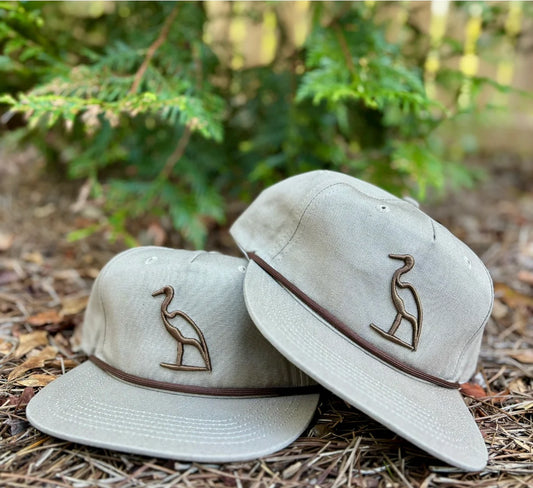 DIRTY MARSH Heron Embroidered Hat | Boudin