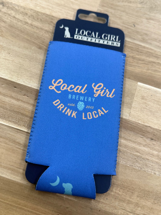 Local Girl Brewery Slim Can Koozie