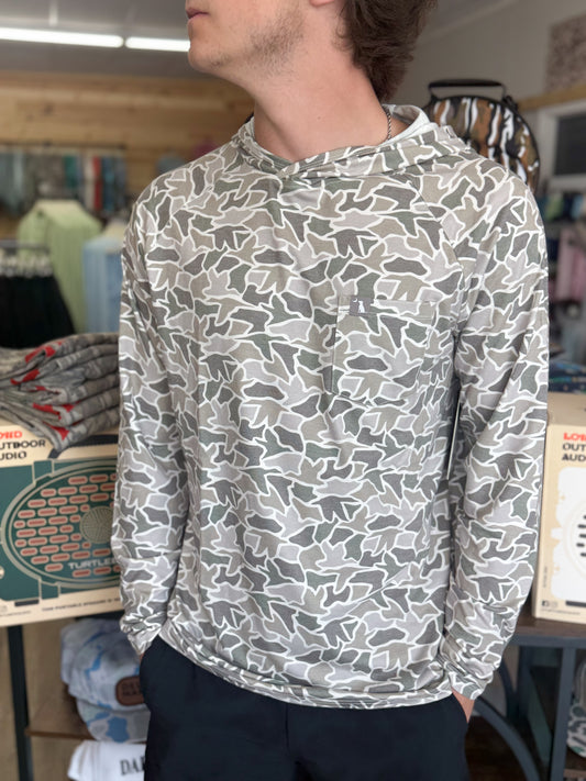 Local Boy Outfitters - Heather Blend Hoodie - Duck Camo
