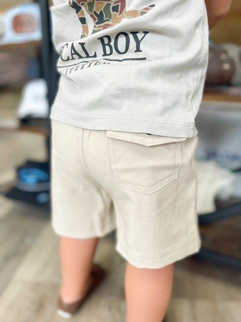 Toddler Local Boy Volley Shorts - Khaki