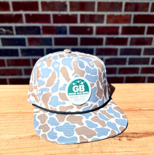 Good Ole Boys 5 panel Performance Buzzin Patch Blue OSC Hat - PGOB056A