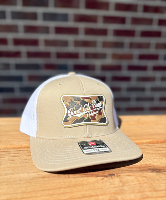 Good Ole Boys - Old School Camo - Rubber Patch Hat ETA 9/10/25