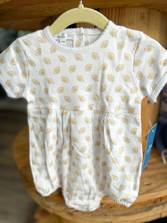 Touchdown Cutie Print Bubble - Light Blue