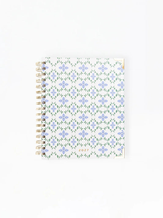 Mary Square 2027 Spiral Planner | Garden Vine