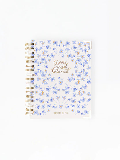 Mary Square Sermon Notes Journal | Chosen Loved Redeemed