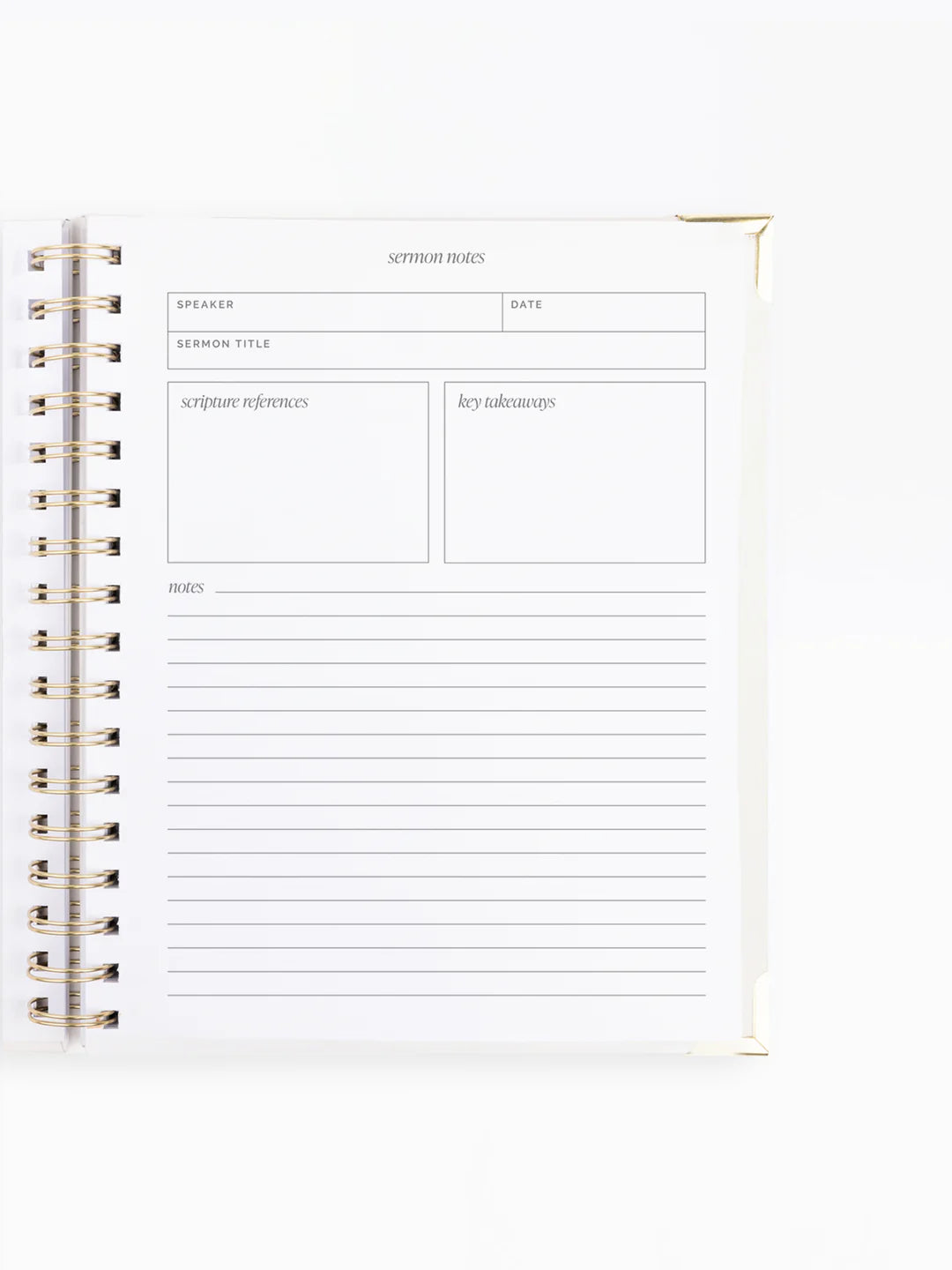 Mary Square Sermon Notes Journal | Chosen Loved Redeemed