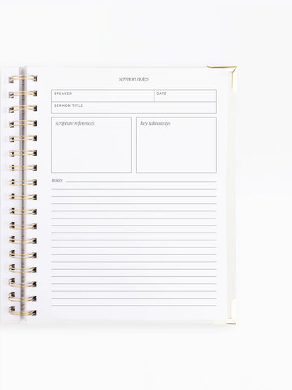 Mary Square Sermon Notes Journal | Chosen Loved Redeemed
