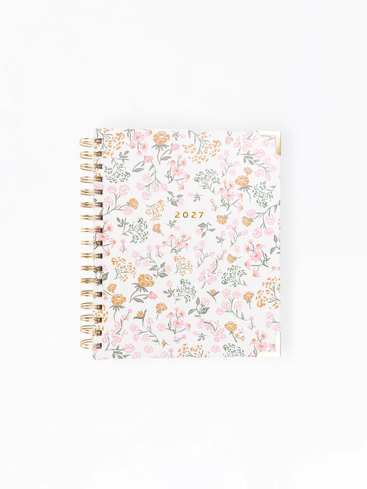Mary Square 2027 Spiral Planner | Petal Charm