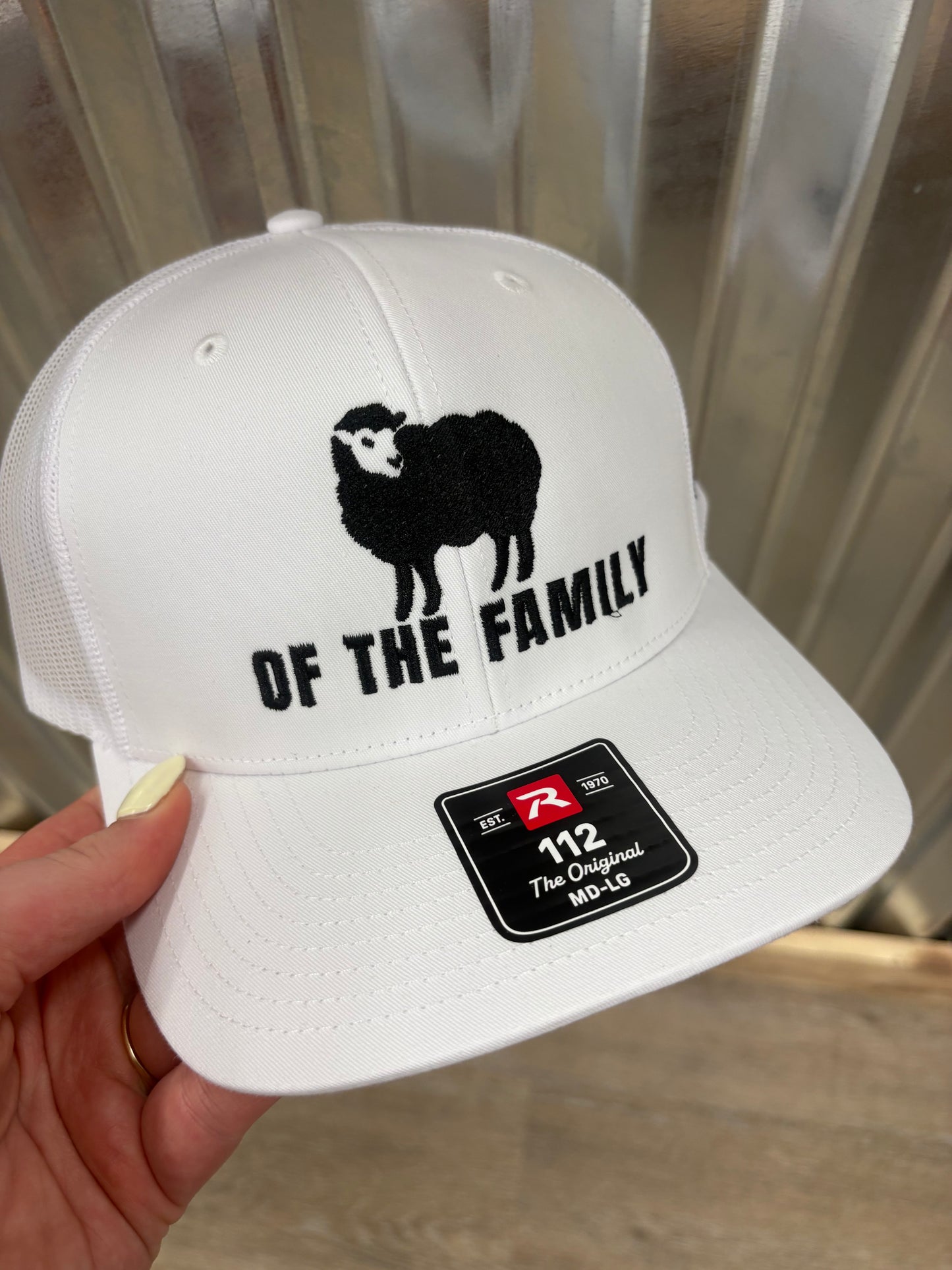Black Sheep Of The Family SnapBack Hat Trucker White