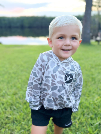 Youth Delta Marsh Performance Hoodie - Desert Camo