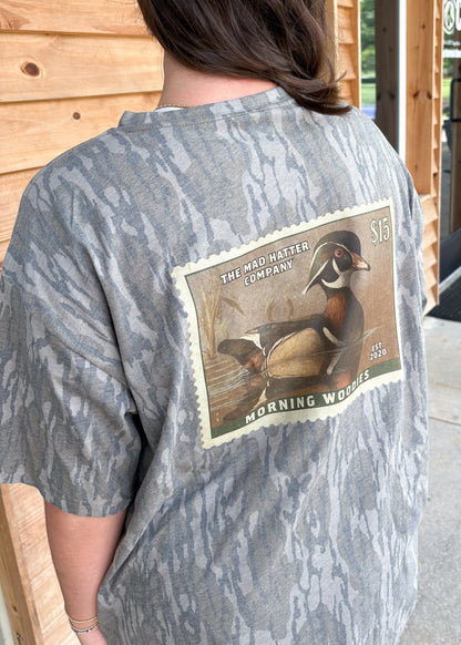 MHC Duck Stamp T-Shirt: Mossy Oak Bottomland
