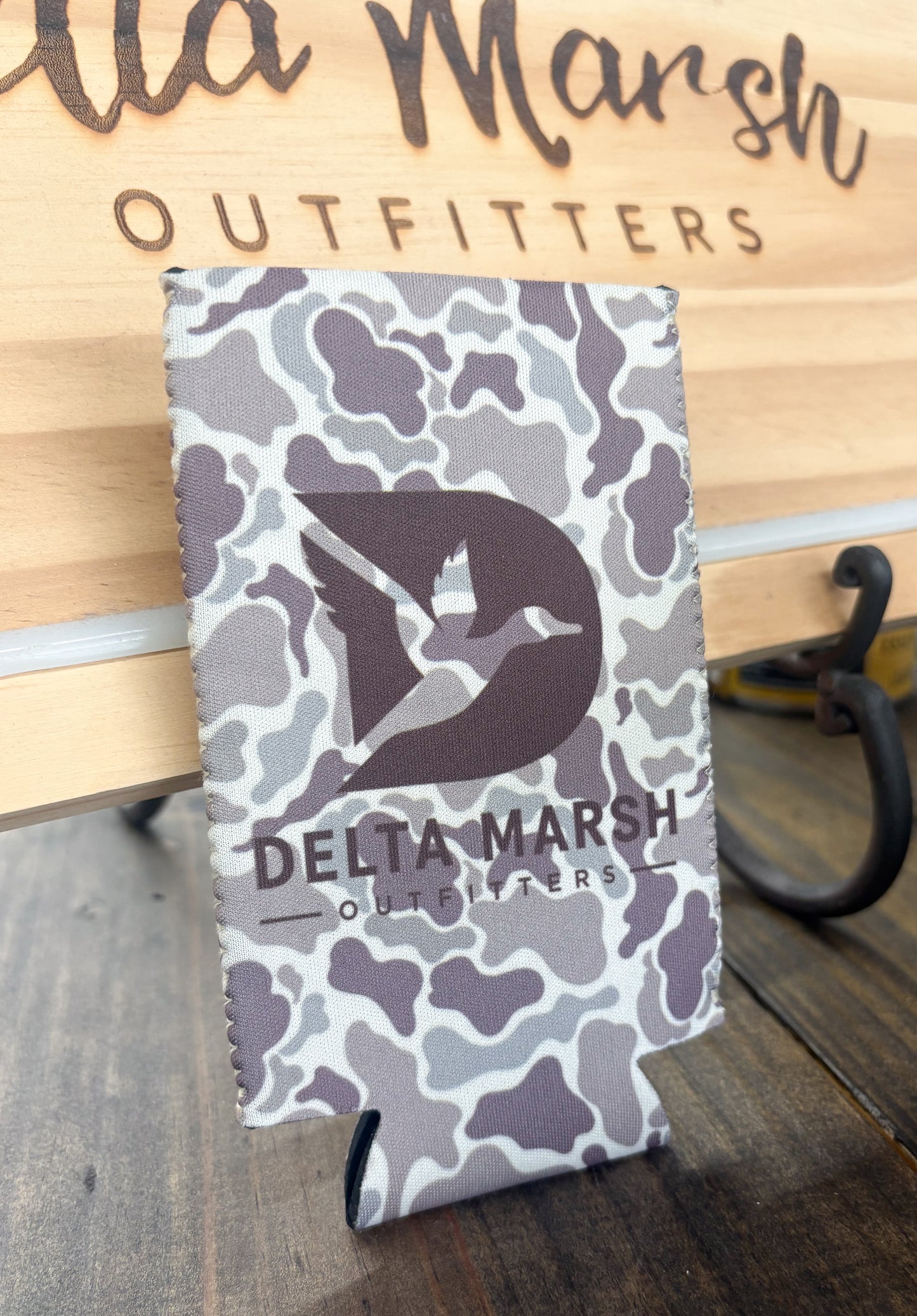 Delta Marsh Camo Koozie
