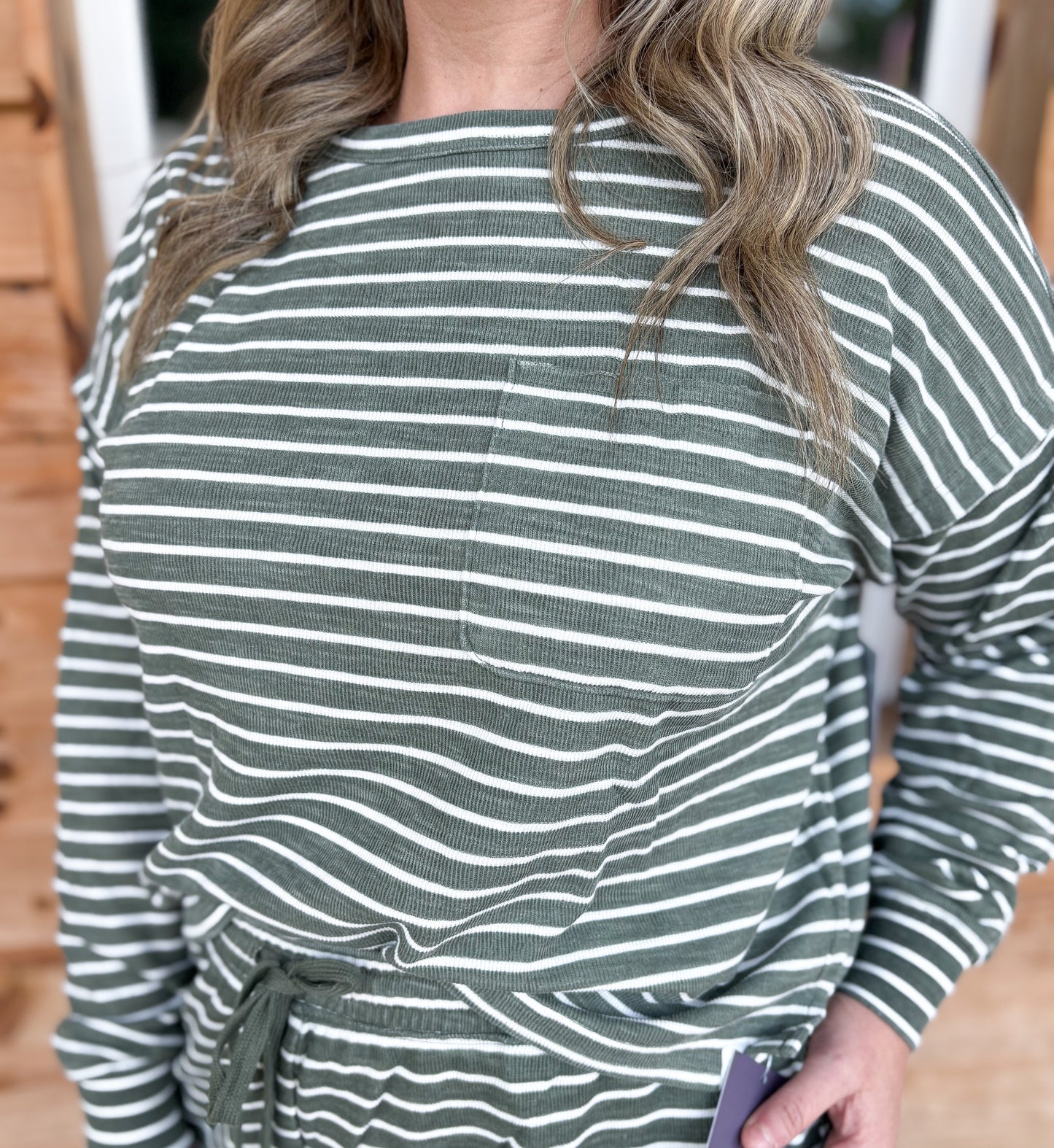 Local Girl Revive Crewneck - Olive