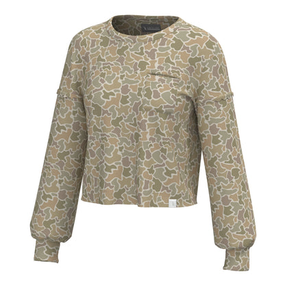 Local Girl Revive Crewneck - Forest Camo Desert