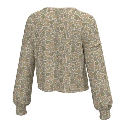 Local Girl Revive Crewneck - Forest Camo Desert