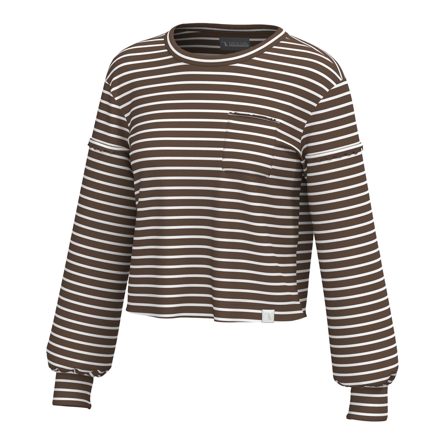 Local Girl Revive Crewneck - Espresso