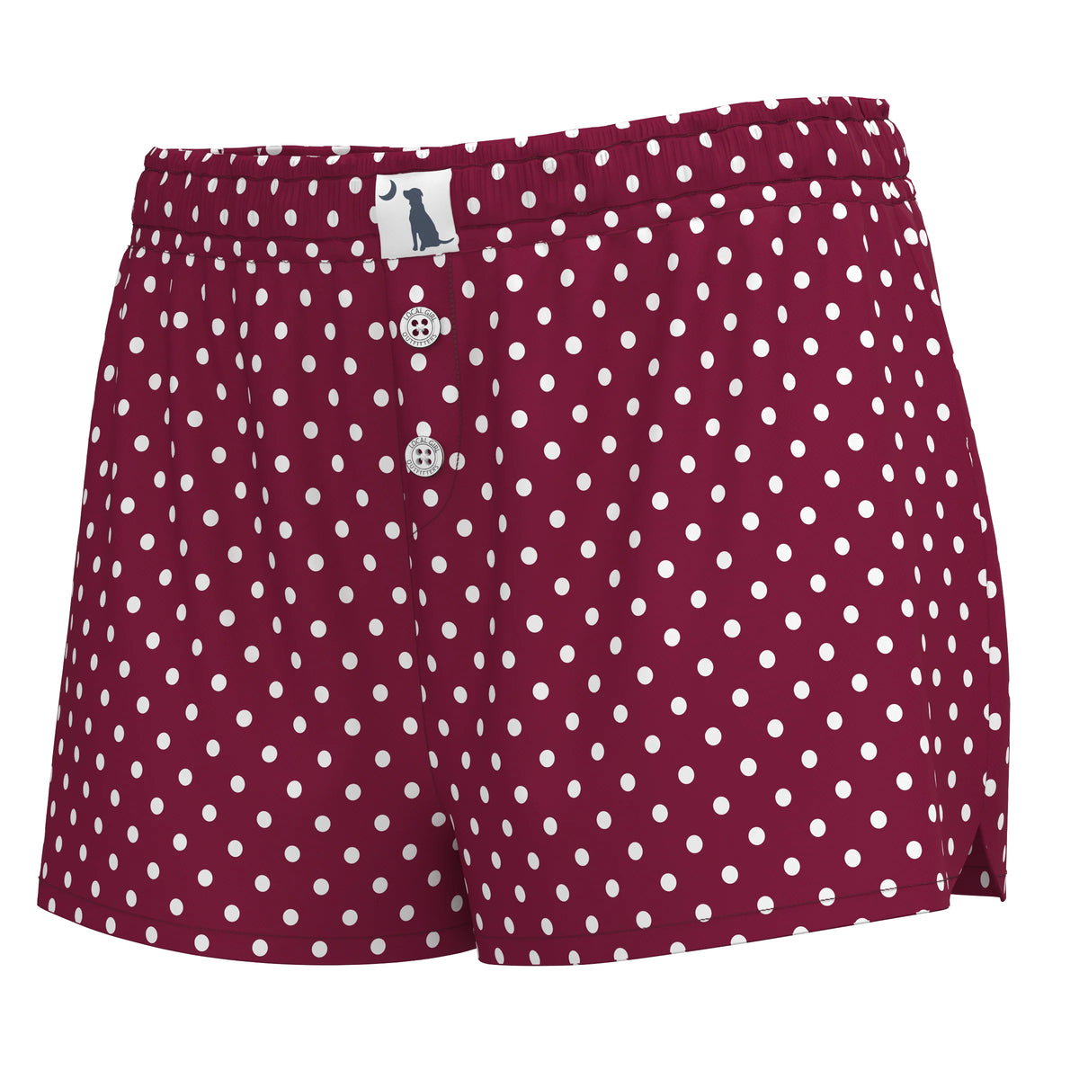 Local Girl Boxer Shorts - Berry Polka Dot