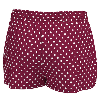 Local Girl Boxer Shorts - Berry Polka Dot