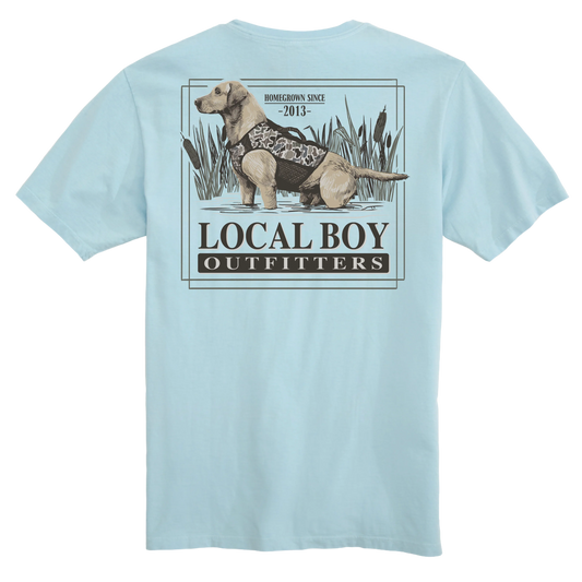 Toddler Local Boy Marsh Hunt SS Tee - Chambray