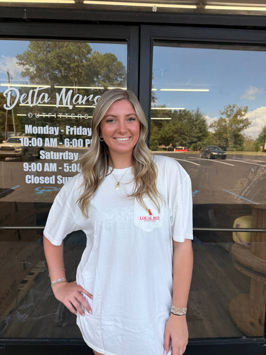 Local Boy Local Snacks SS Tee - White