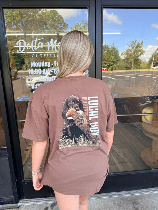 Local Boy Upland Boykin SS Tee - Espresso