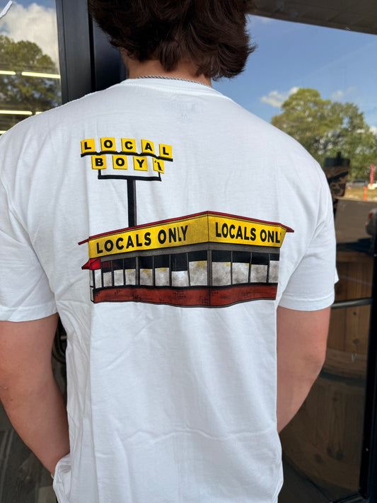 Local Boy Waho SS Tee - White