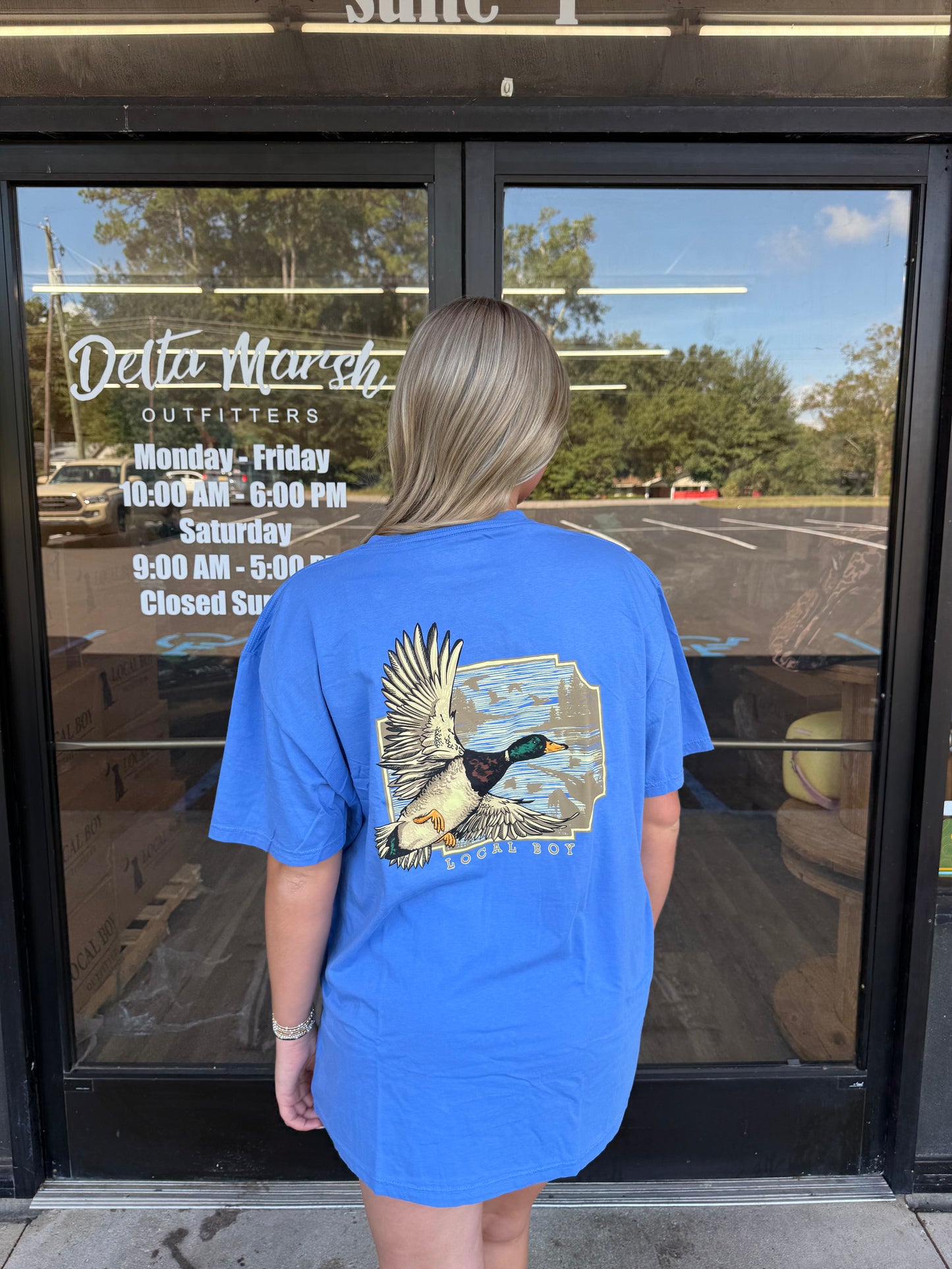 Local Boy Greenhead Flight SS Tee - Marina