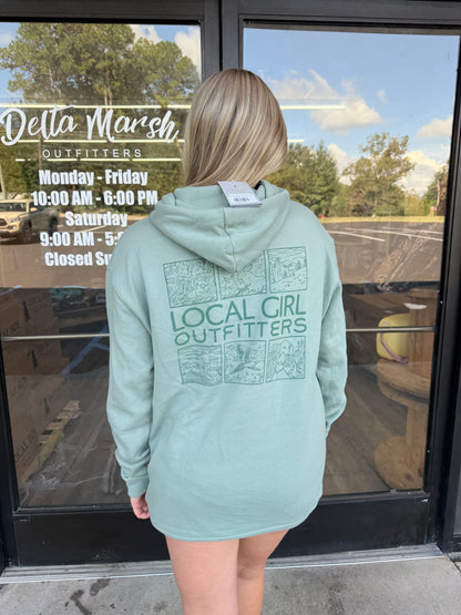 Local Girl Hoodie - Field & Forest