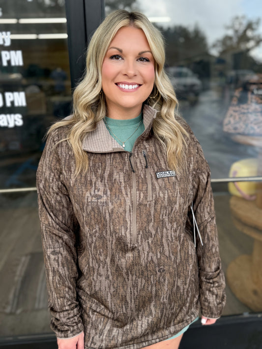 Local Boy Harvest Waffle Half Zip Hoodie - BLD