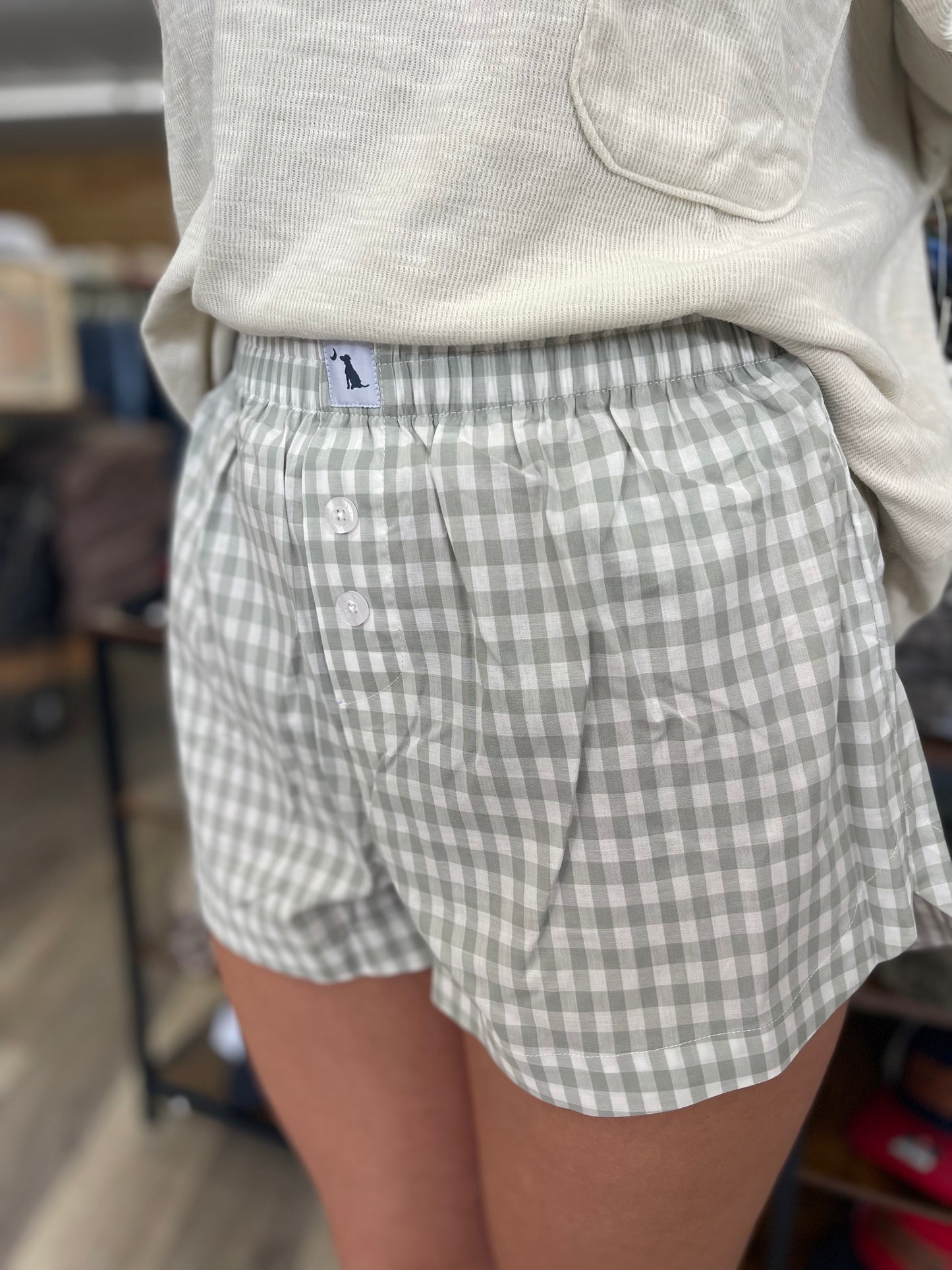 Local Girl Boxer Shorts - Sage