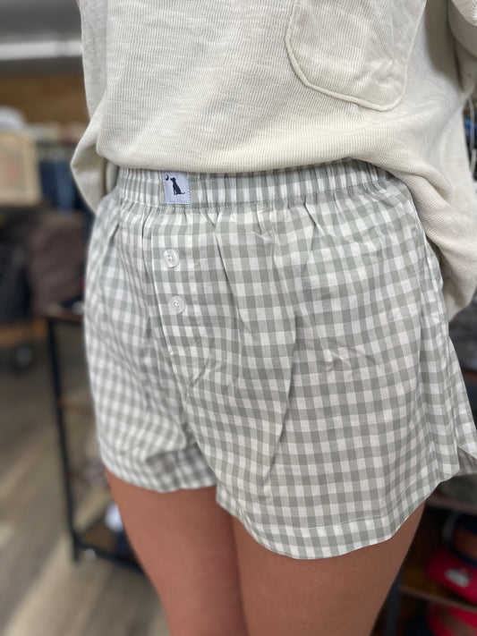Local Girl Boxer Shorts - Sage
