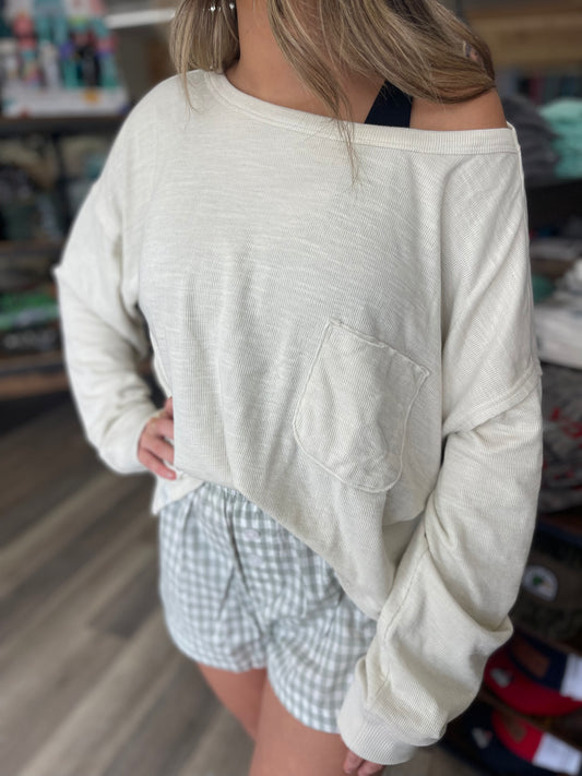 Local Girl Revive Crewneck - Light Sand