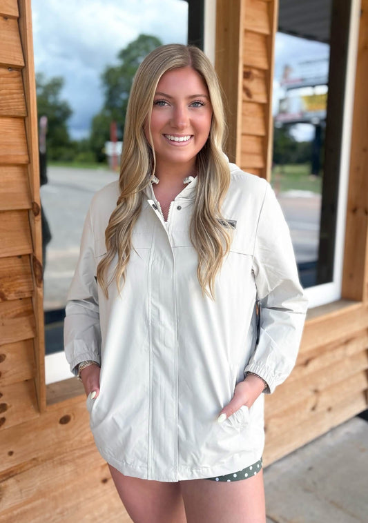Local Girl Rain Jacket - Sand