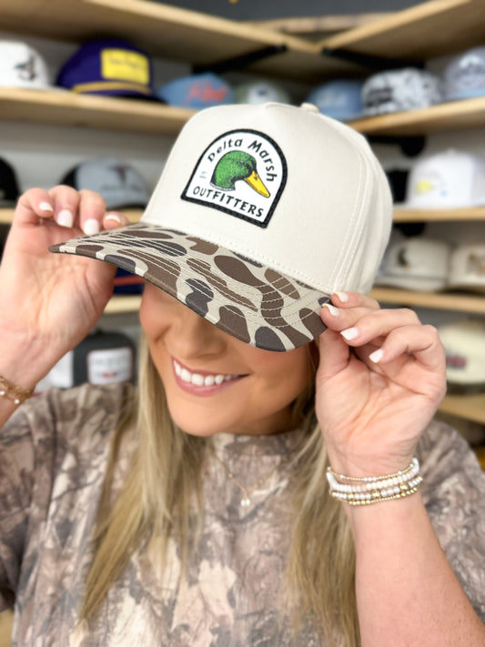 Delta Marsh - Duck Patch - Natural/Old School Camo