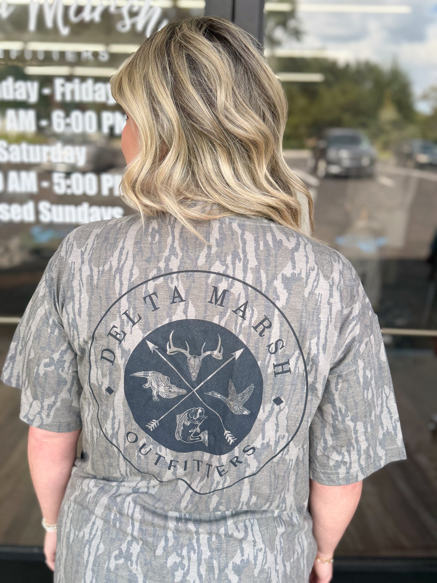 Adult Mossy Oak OG Delta Marsh S/S Tee- Bottomland