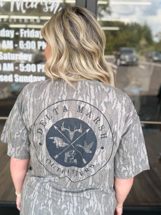 Adult Mossy Oak OG Delta Marsh S/S Tee- Bottomland