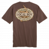 Youth Local Boy Old School Antler Oval SS Tee - Espresso Polka Dot