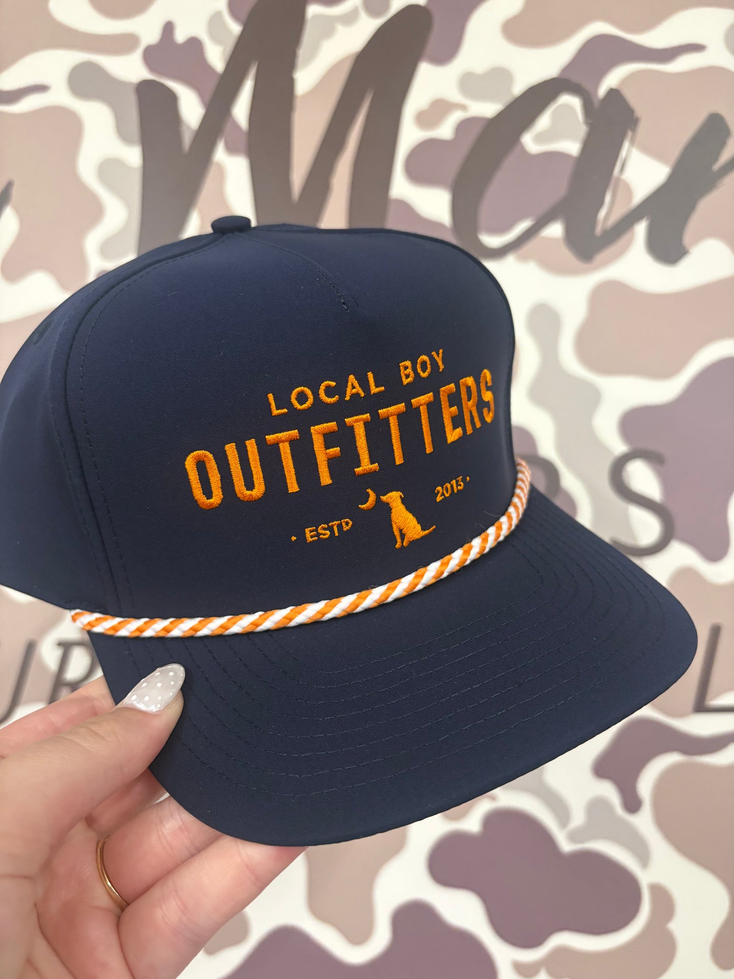 Local Boy Collegiate HC Rope Hat -Navy