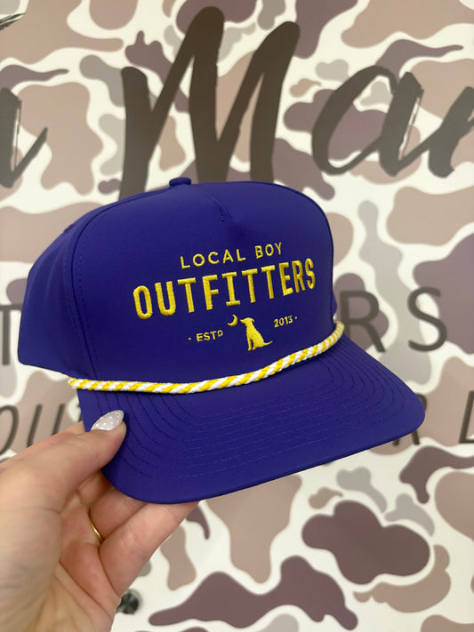 Local Boy Collegiate HC Rope Hat -Purple