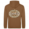Youth Local Boy Old School Antler Oval - Caramel Coffee