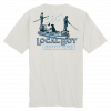 Local Boy Flat Fishin' SS Tee - Silver