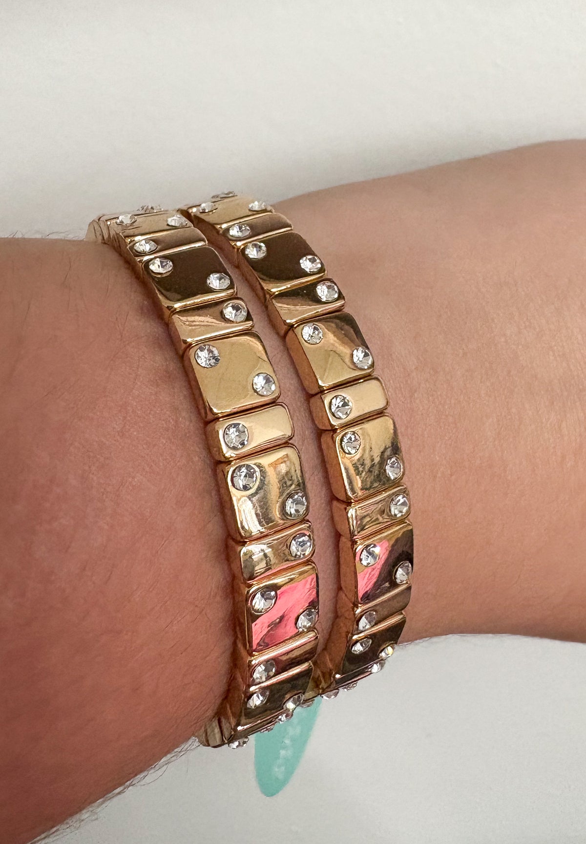 Dice Time Bracelet: Gold