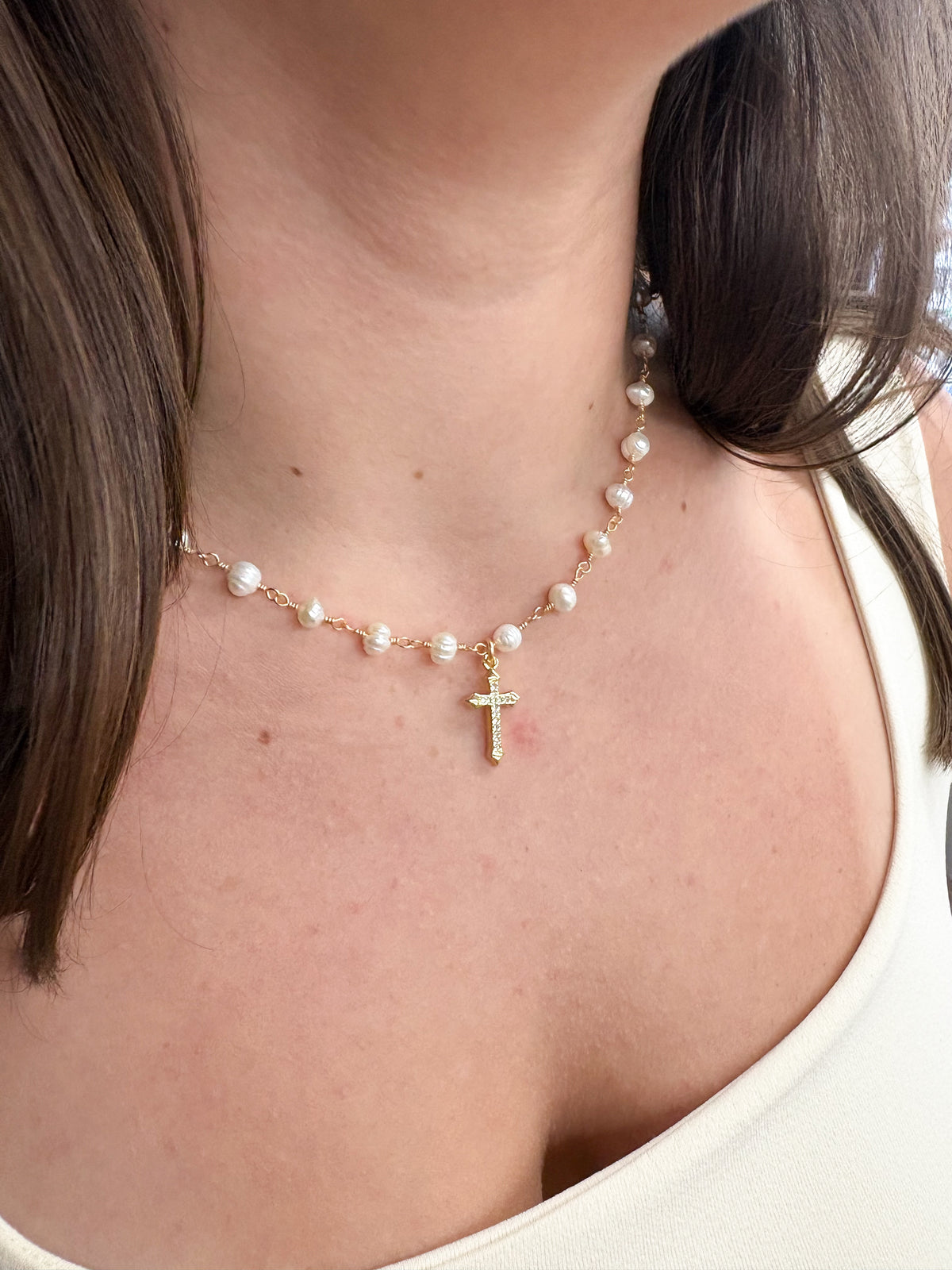Jacee Cross Necklace