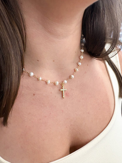 Jacee Cross Necklace