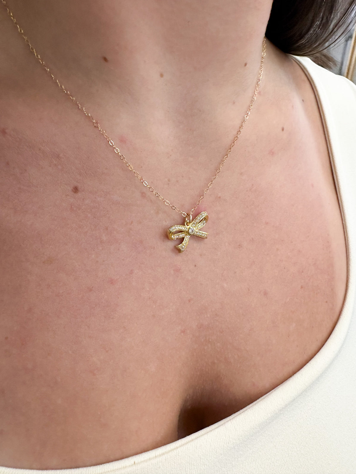Sienna Bow Necklace