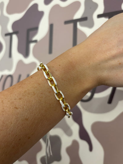 Ezzy Magnetic Bracelet: White